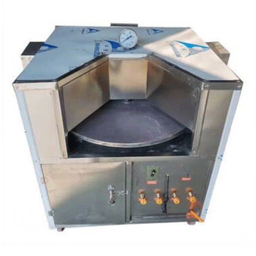 全自動燃氣燒餅機多少錢一臺 河南鵬亮機械設(shè)備